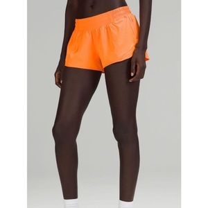Neon orange hotty hots 2.5 inch from lululemon